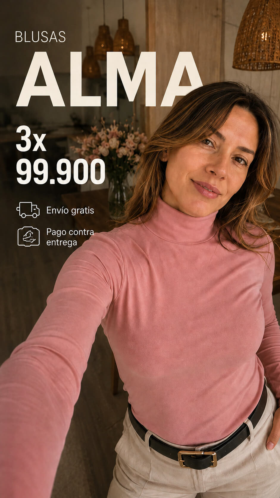 Blusas Flor Alma
