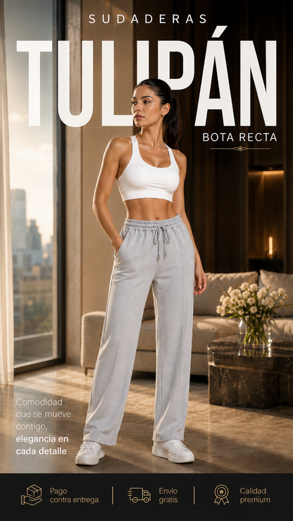 Sudadera Tulipán Bota recta