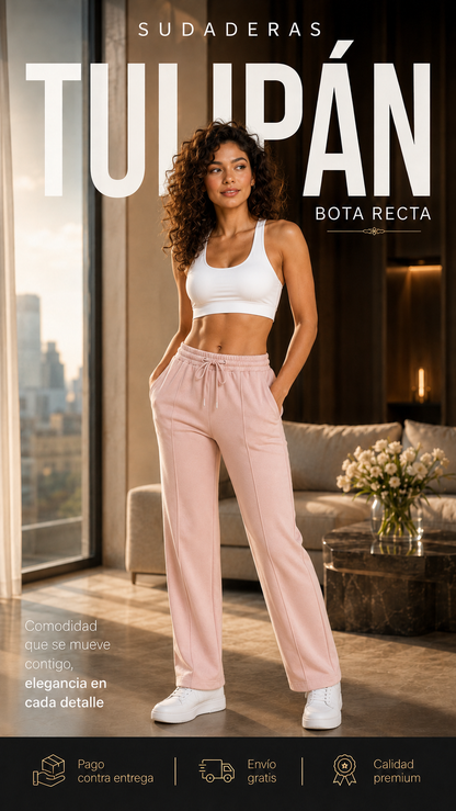 Sudadera Tulipán Bota recta