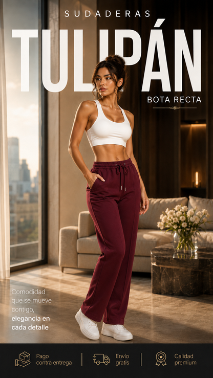 Sudadera Tulipán Bota recta